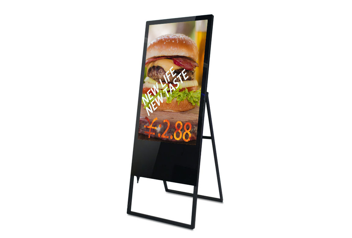 Foldable AFrame Digital Poster Display Starvisual display digital