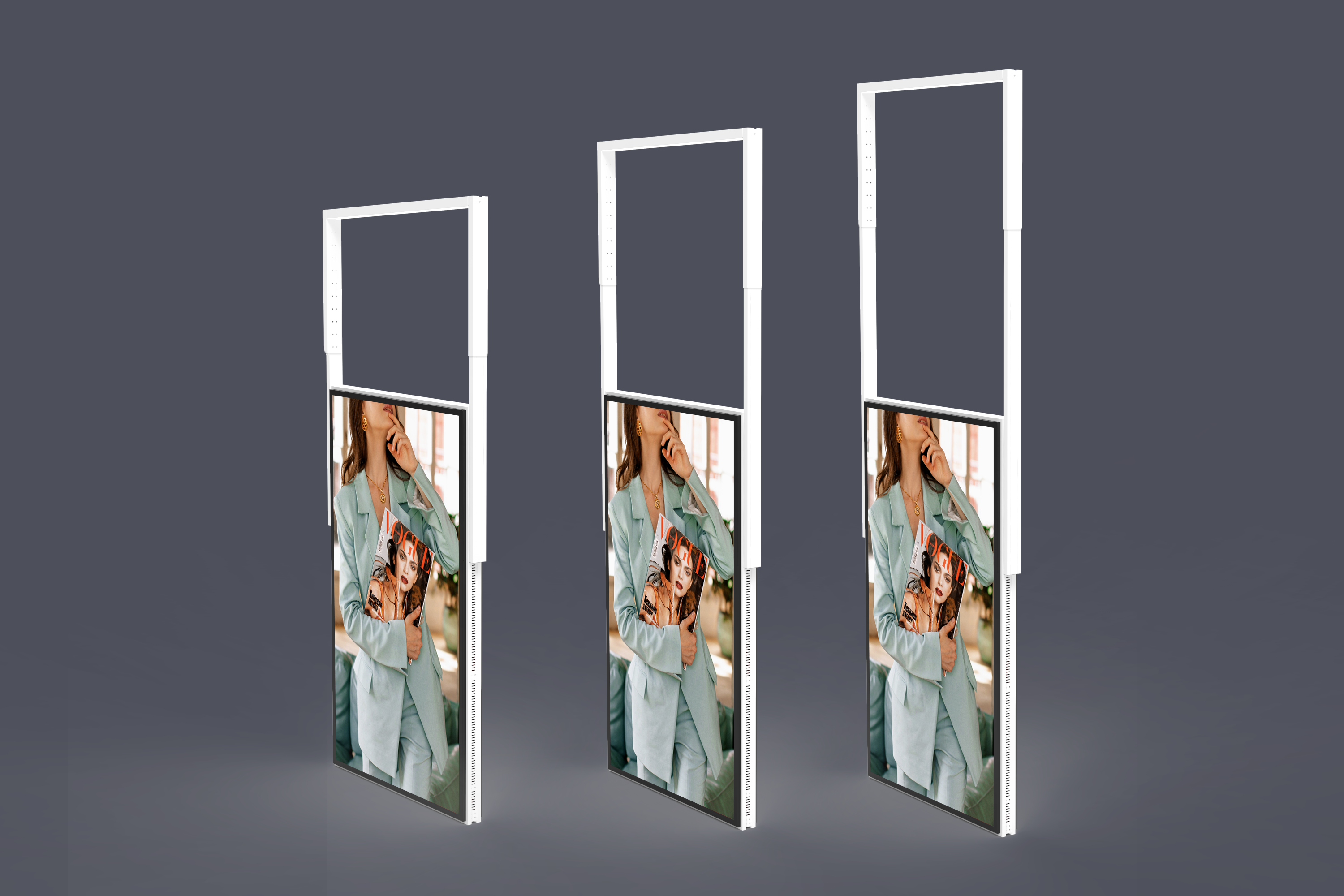 2nd Generation 3000 & 700 nits Window facing High Brightness Display